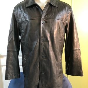 Denver Hayes Men’s Leather Jacket Size Medium